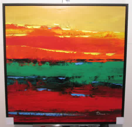 SD059B, Paysage abstrait 3,  original signé, by Darren