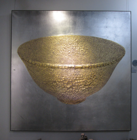 ACF017, ÉCUELLE, original, signé, texture lourde