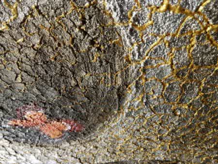 ACF021, SKULL, original, signé, texture lourde – Image 2