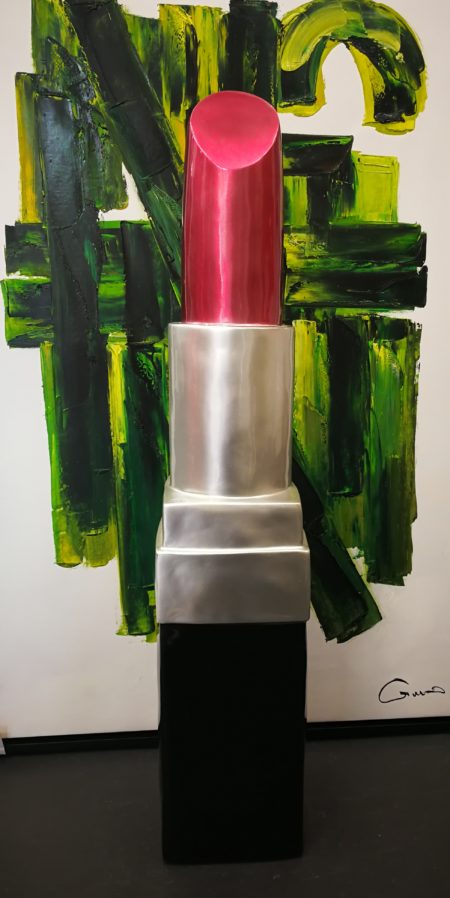 AT075D, LIPSTICK violet et argent, by Tessi