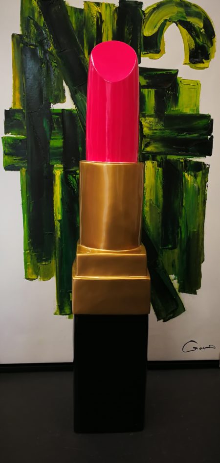 AT075E, LIPSTICK rose et or, by Tessi