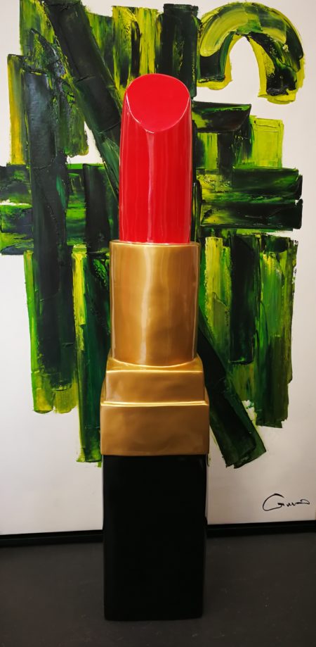 AT075F, LIPSTICK rouge et or, by Tessi