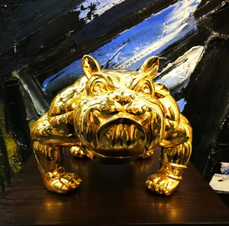 AT057F, ARNOLD chromé or, by Tessi