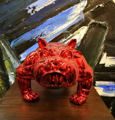 AT057D, ARNOLD chromé rouge, by Tessi