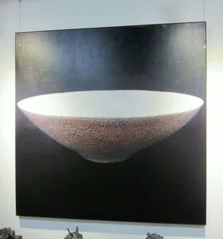 ACF013, VASE ANTIQUE, original, craquelures et texture lourde