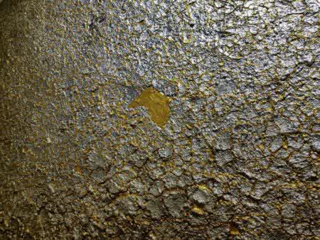 ACF015, VASE ANTIQUE, original, craquelures gold – Image 2