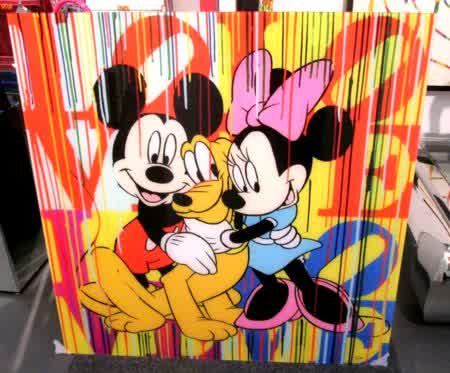 PC039a, Mickey, Minnie & Pluto, plexi by Tessi