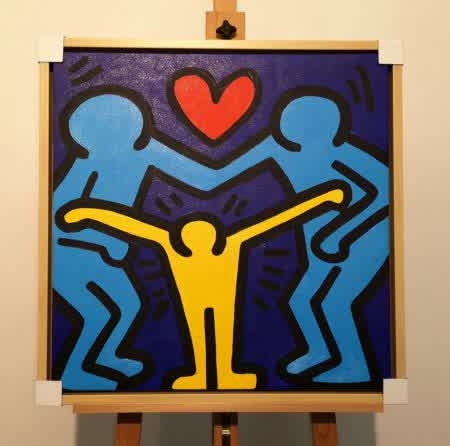 IR012C, A la manière de Keith Haring