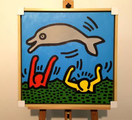 IR012A, A la manière de Keith Haring