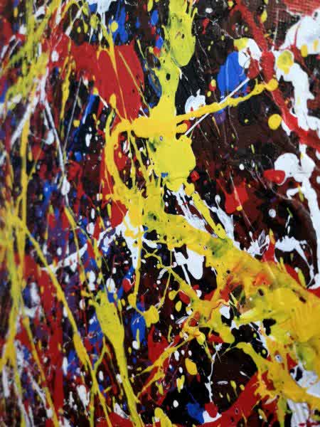 IR009A, Reproduction à la manière de J.POLLOCK – Image 3