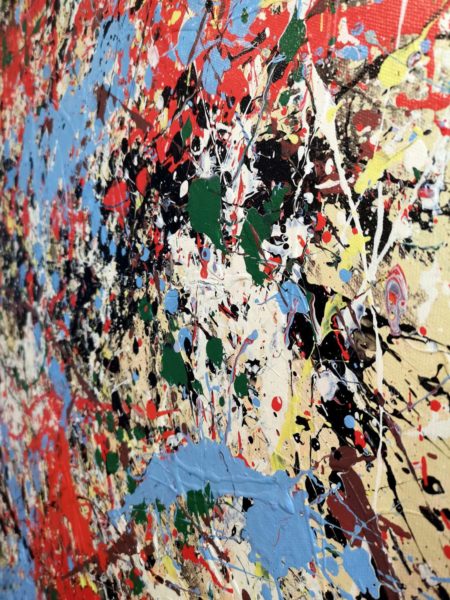 IR009C, Reproduction à la manière de J.POLLOCK – Image 2