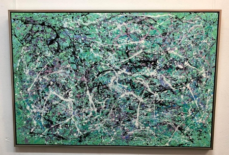 IR009D, Reproduction à la manière de J.POLLOCK