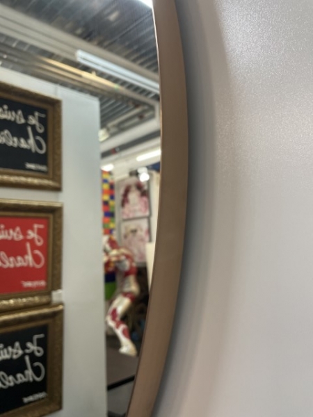 MI031A, Miroir MADEMOISELLE rond 120cm cuivre – Image 2