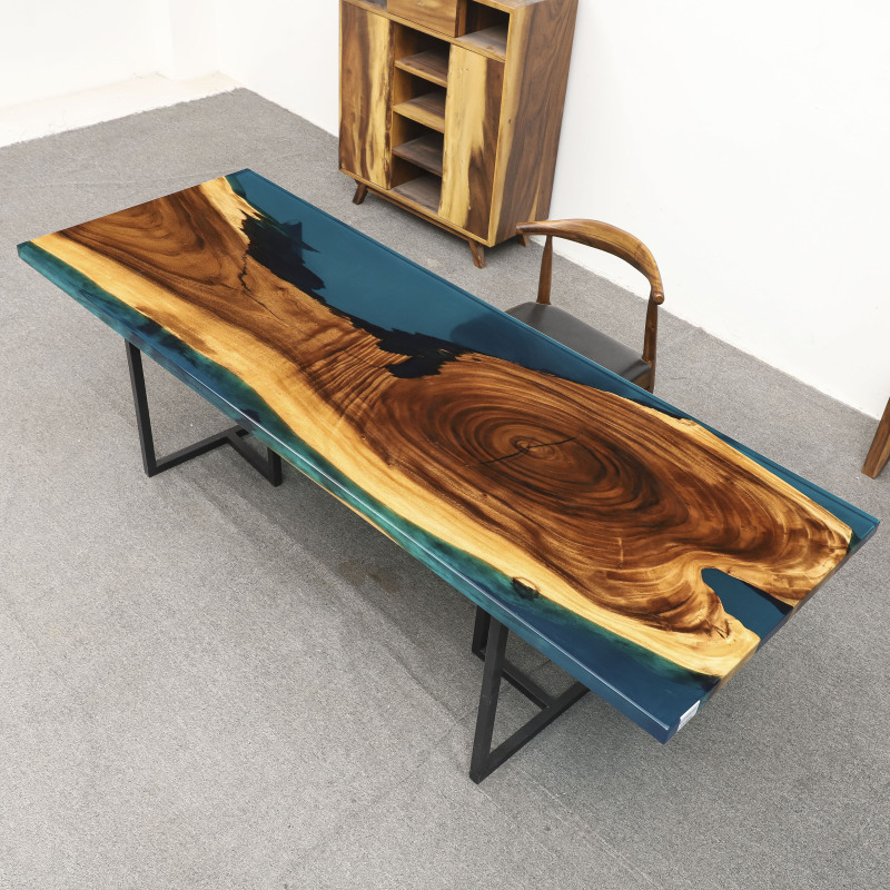 Table Tronc D Arbre Resine