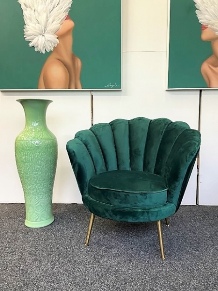 Tulipe velours, vert émeraude