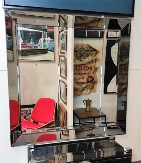 Miroir Pur, carré 120X120cm