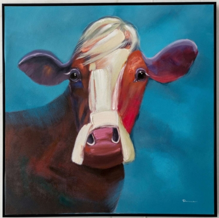  Vachement Drôle, originals by Darren, 104x104cm