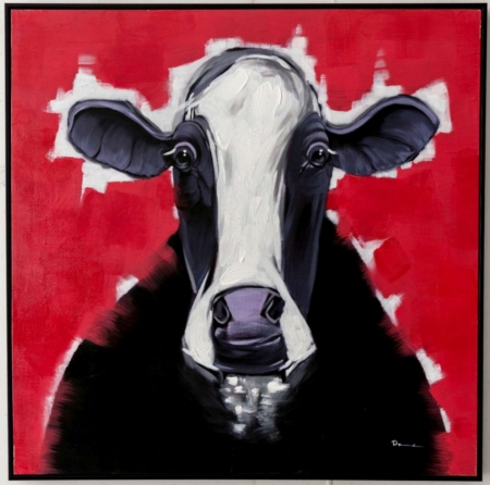  Vachement Drôle, originals by Darren, 104x104cm