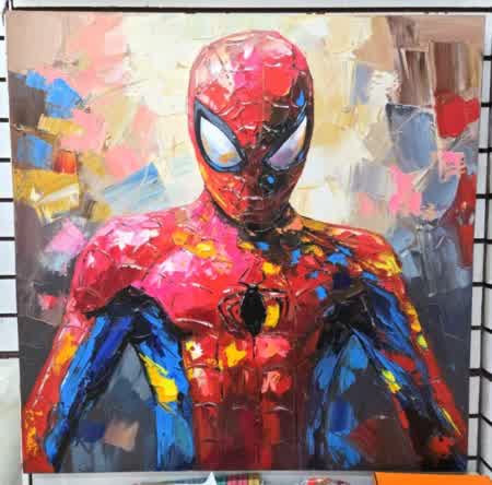 Spiderman 103x103cm