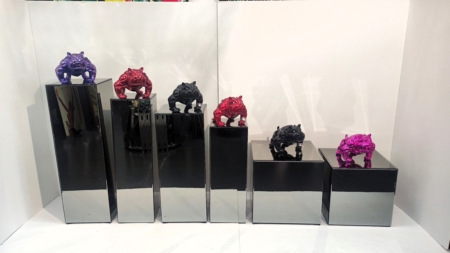 MOB041 Sellette miroir gris fumé plusieurs tailles – Image 2