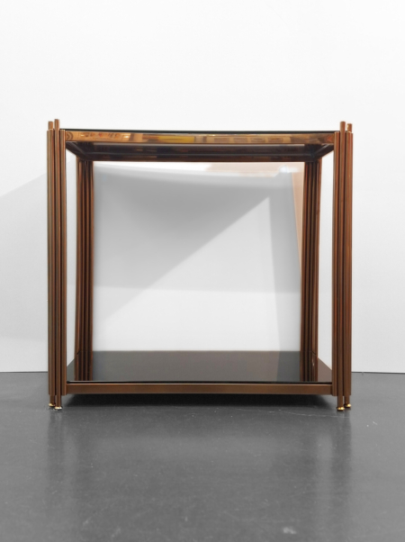 MOB022 Console ARTDECO cuivre 90x40x87cmH