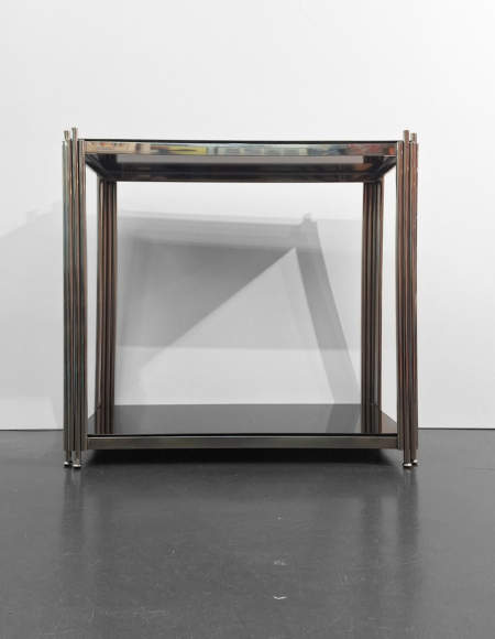 MOB021 Console ARTDECO silver 90x40x87cmH