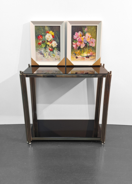 MOB021 Console ARTDECO silver 90x40x87cmH – Image 2