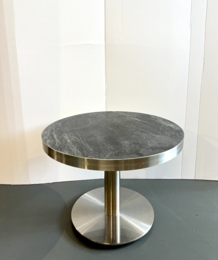 MOB016 table ronde NERO diam 60cm 45cmH