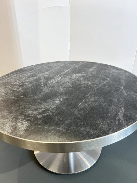 MOB017  table ronde NERO diam 80cm 45cmH – Image 2