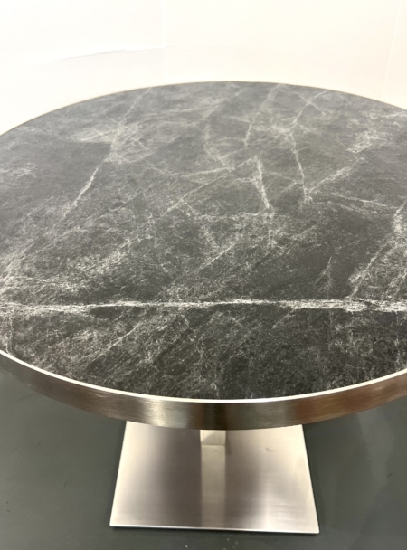 MOB018 table ronde NERO diam 80cm 75cmH – Image 2