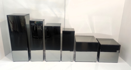 MOB042 Sellette miroir gris fumé plusieurs tailles