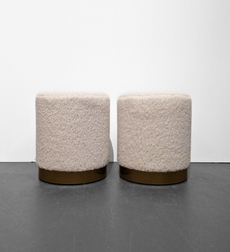 POUF effet peau de mouton