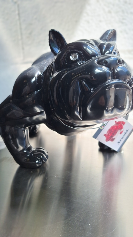 Sculpture Bulldog laqué – Image 2