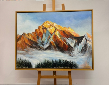 Œuvre Montagne 80x130cm