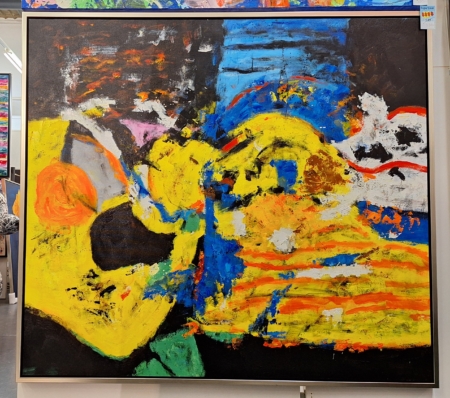 Abstrait à l'acrylique, 120x130cmH