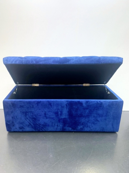 Coffre tissu velours – Image 2