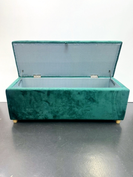 Coffre tissu velours – Image 2