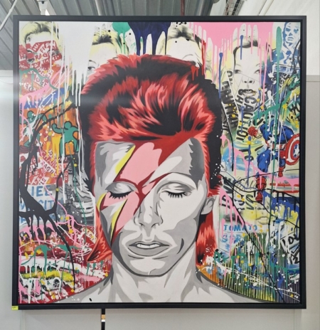 Tableau David Bowie pop art style