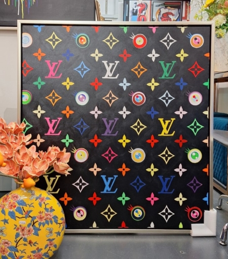 Tableau inspiration Louis Vuitton par Murakami